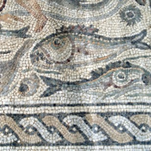 Römisches Mosaik in Luni